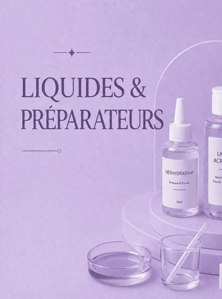 Liquides & Préparateurs (Cleaner, Acétone, etc.)