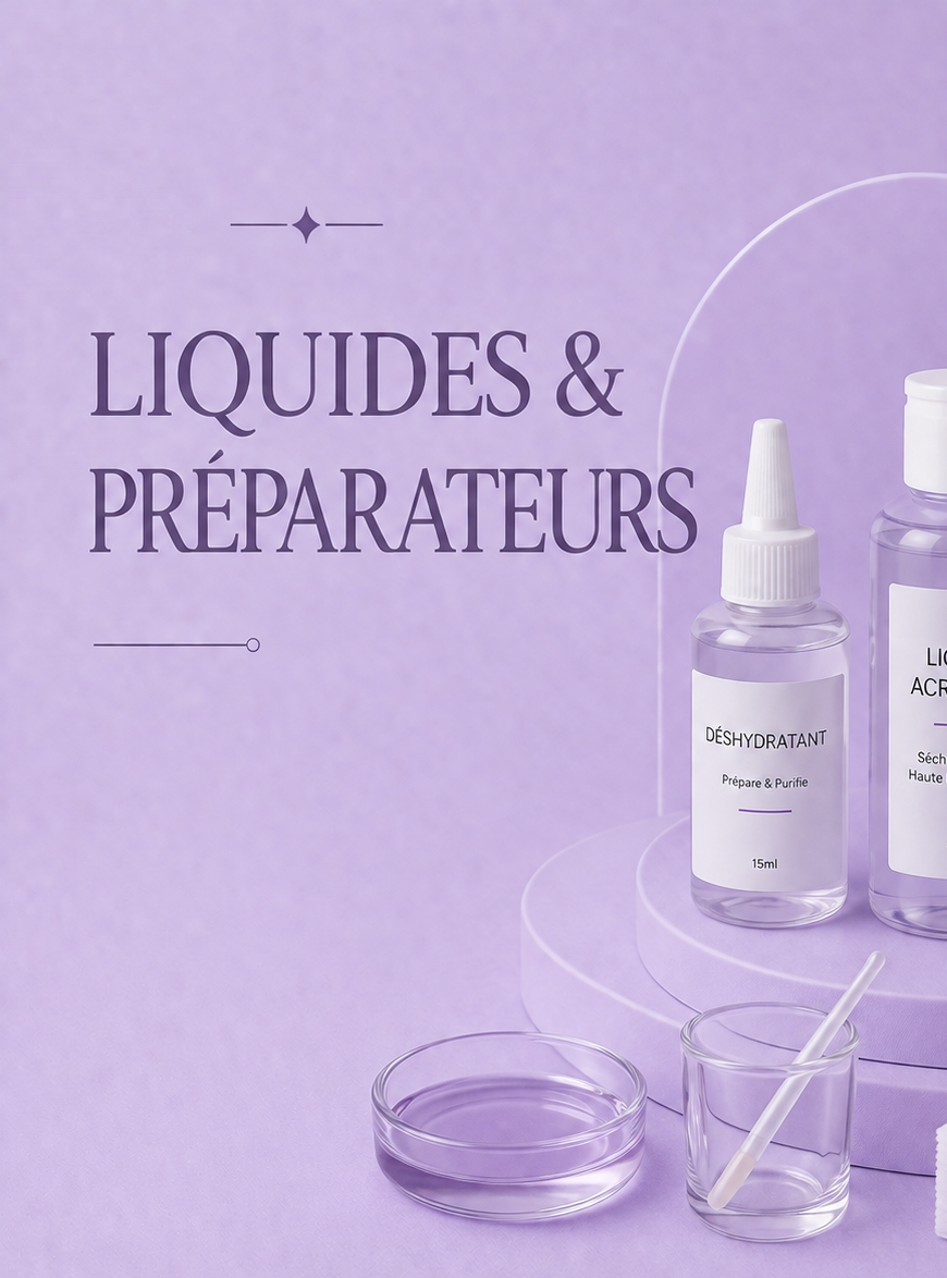 Liquides & Préparateurs (Cleaner, Acétone, etc.)