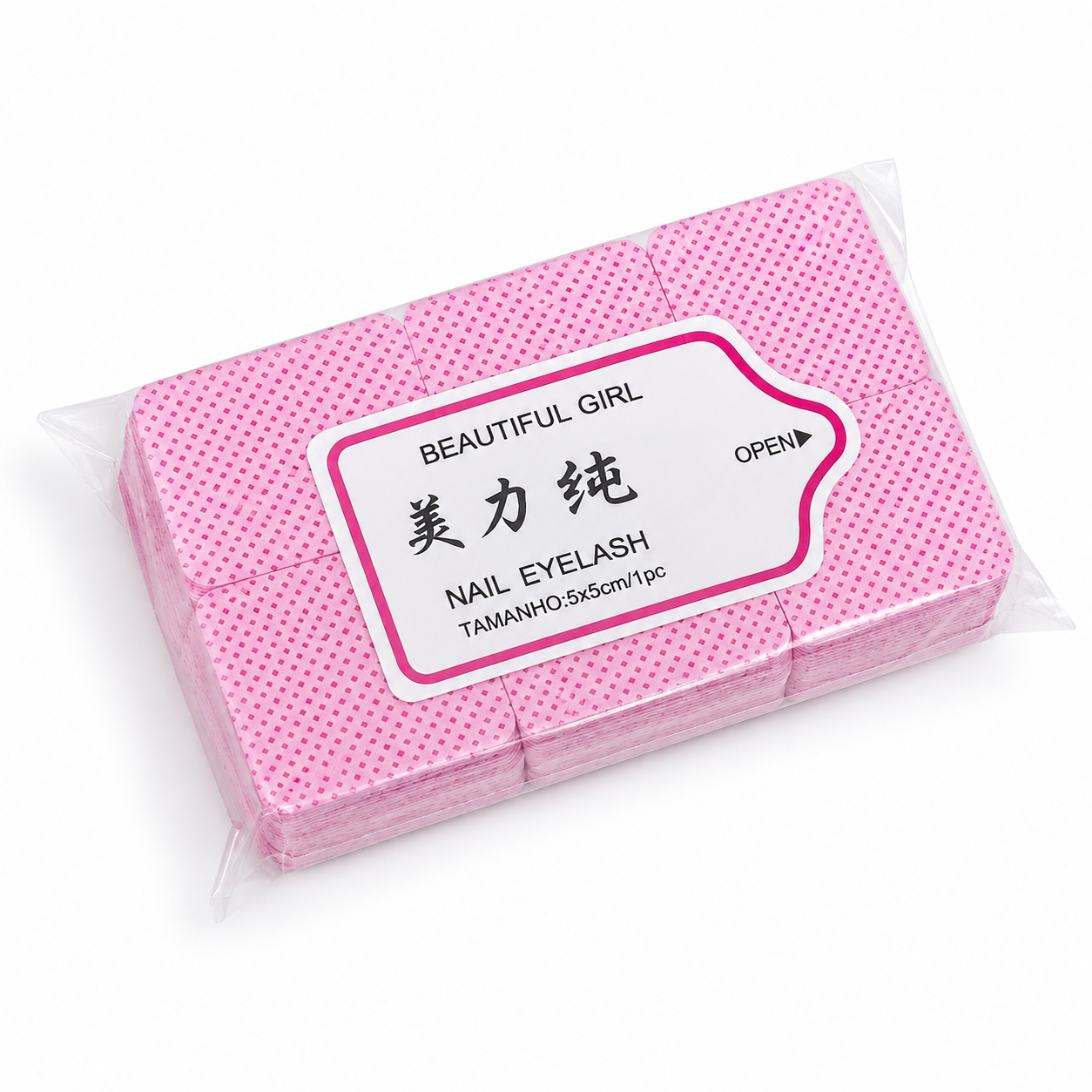 Lingettes sans peluches – 5 × 5 cm