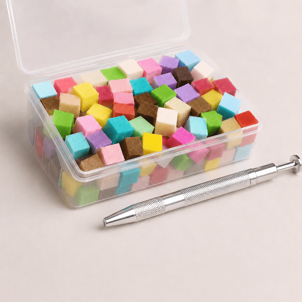 Éponges de manucure – 100 pièces avec Gripper Pen