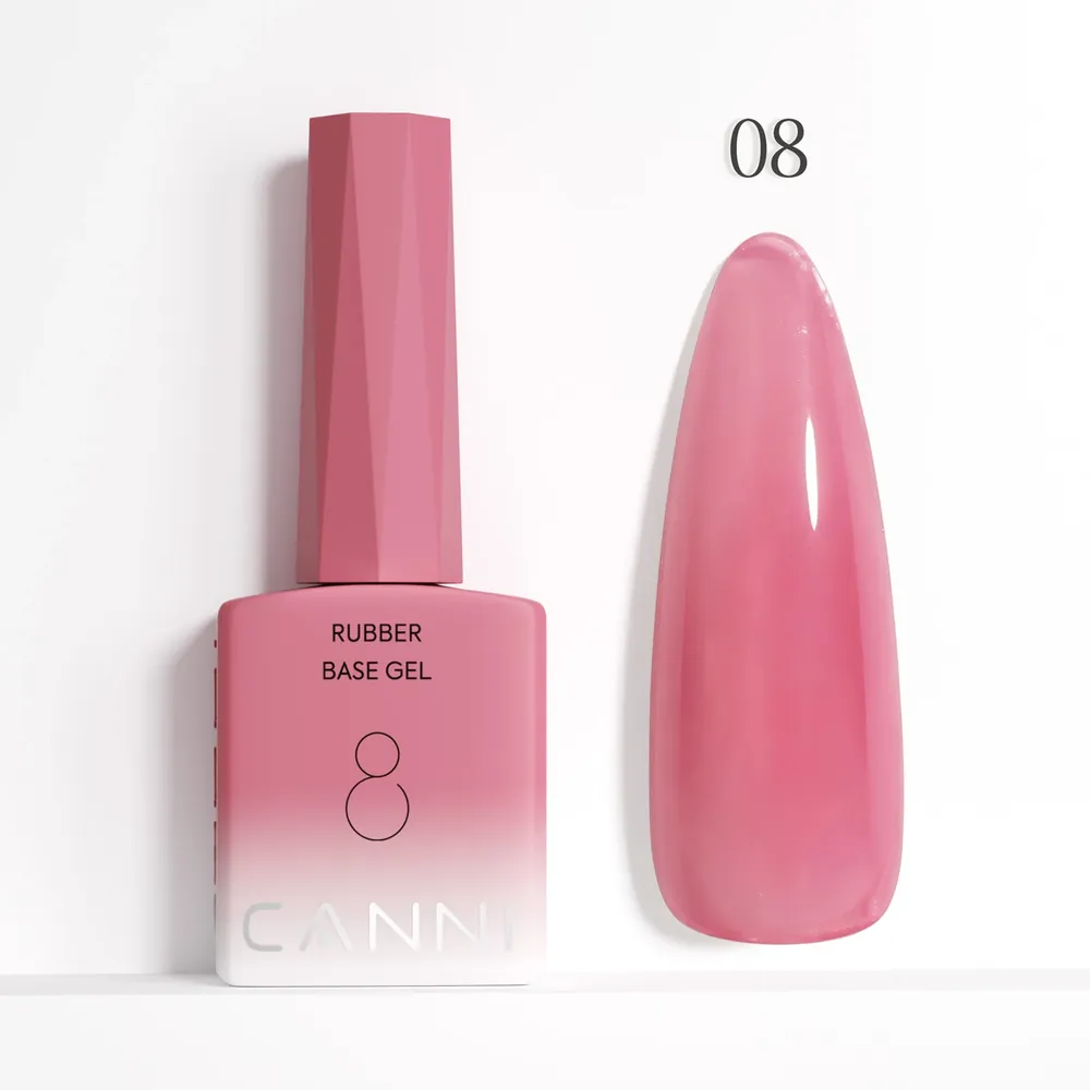 CANNI Rubber Base Gel N°08 – 9 ml