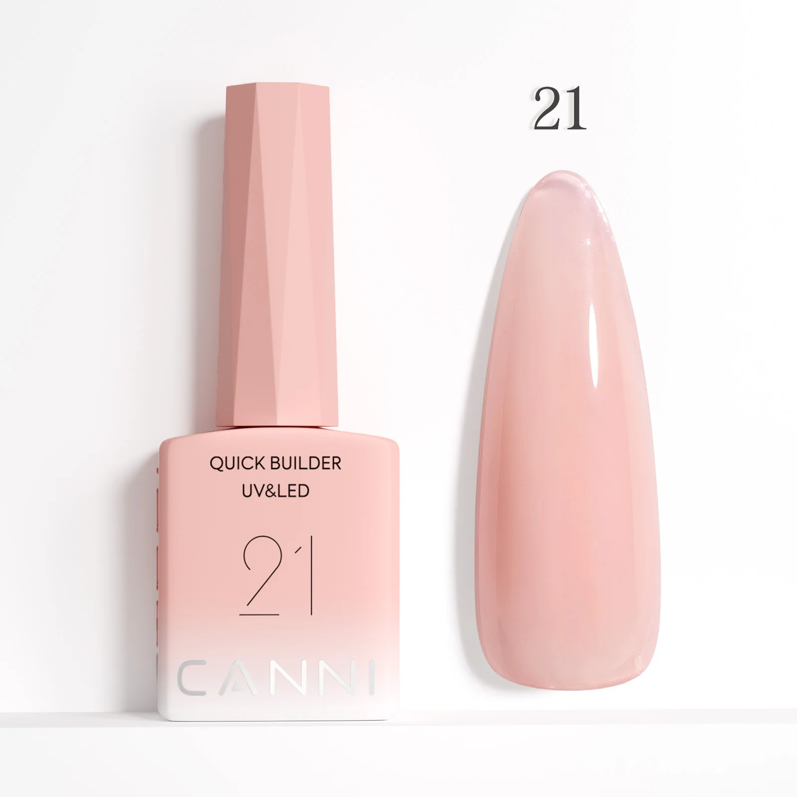CANNI Quick Builder Nail Gel 21 – 9 ml