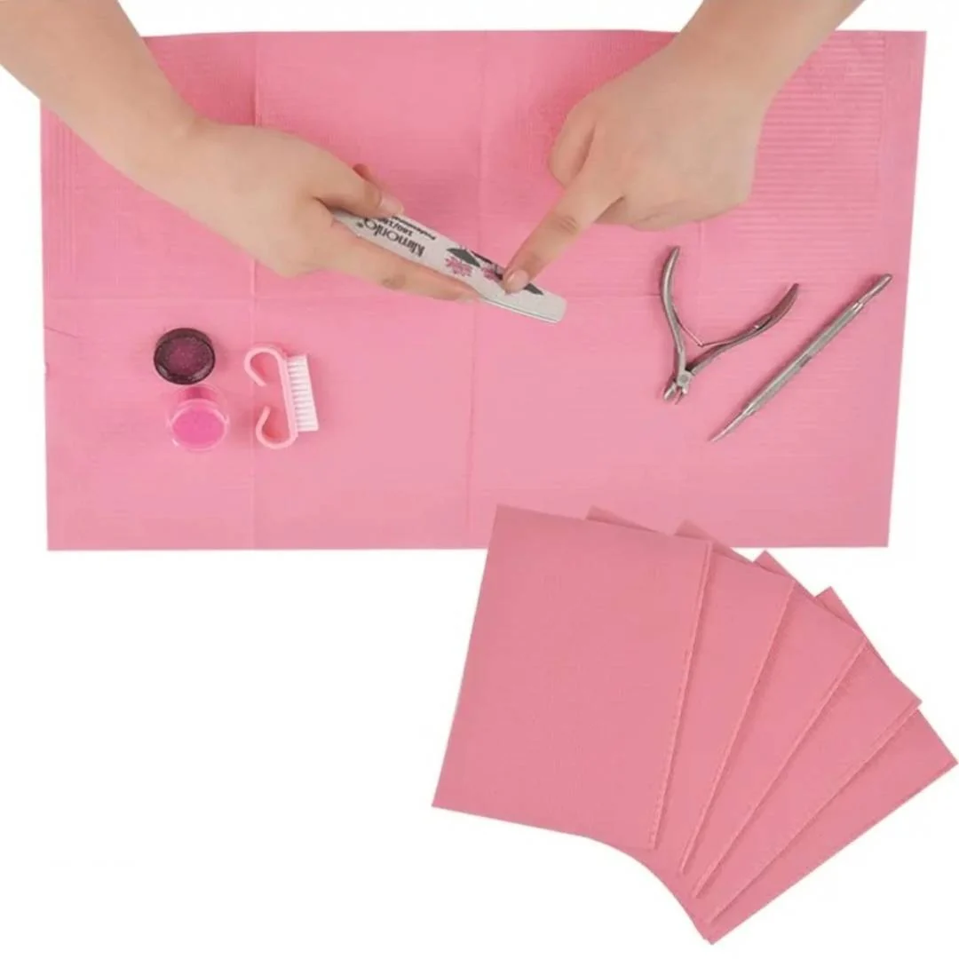 Tapis jetable pour table d’onglerie
