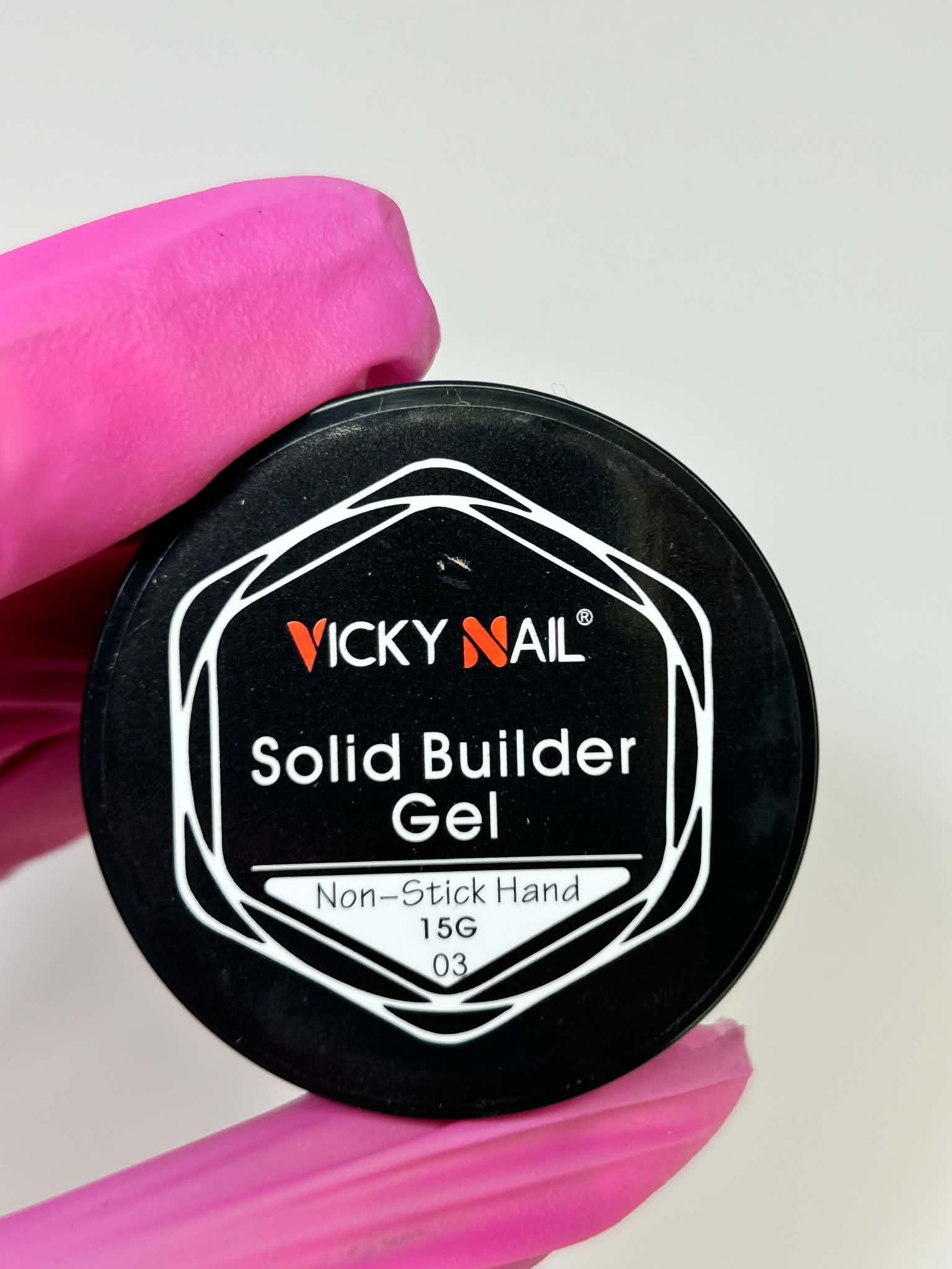 Vicky Nail Solid Builder Gel 3D – Blanc