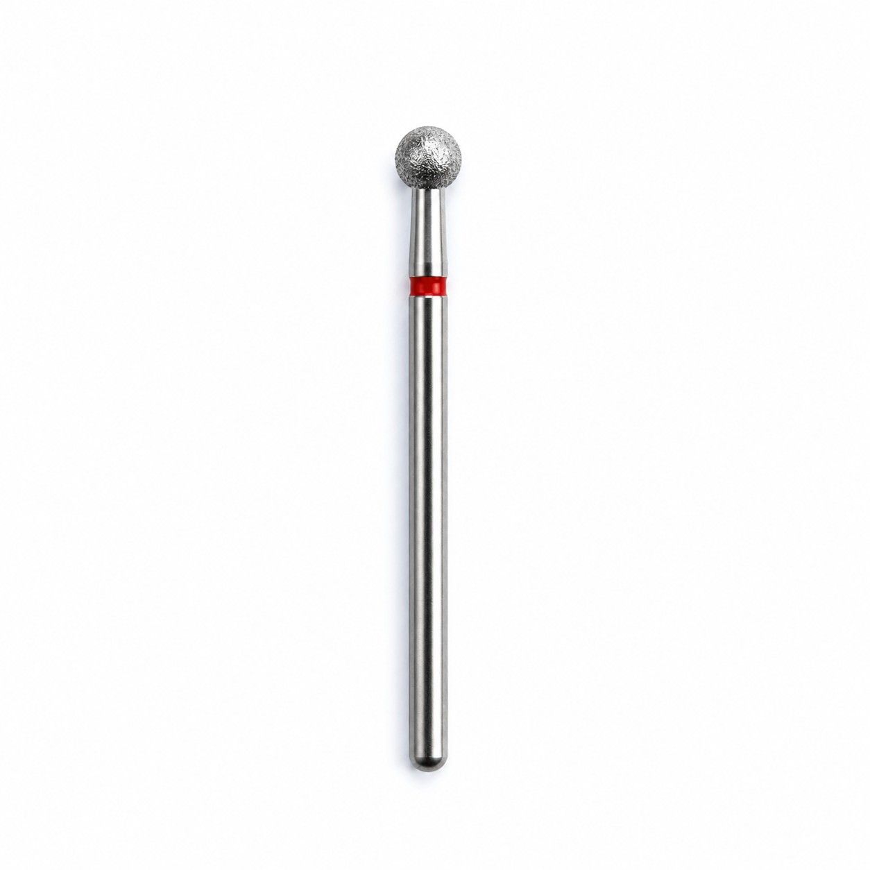 Embout Boule Rouge 4mm Diamanté