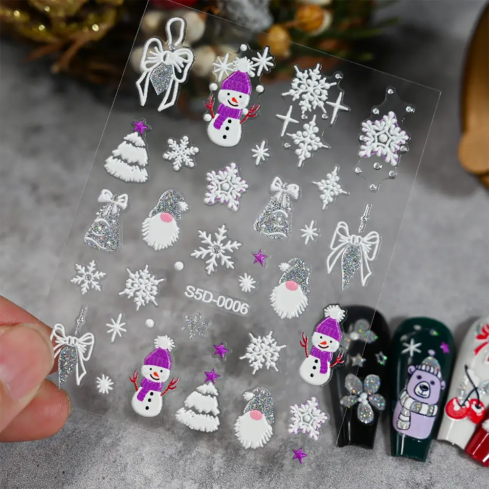Stickers Noël 5D – Silver