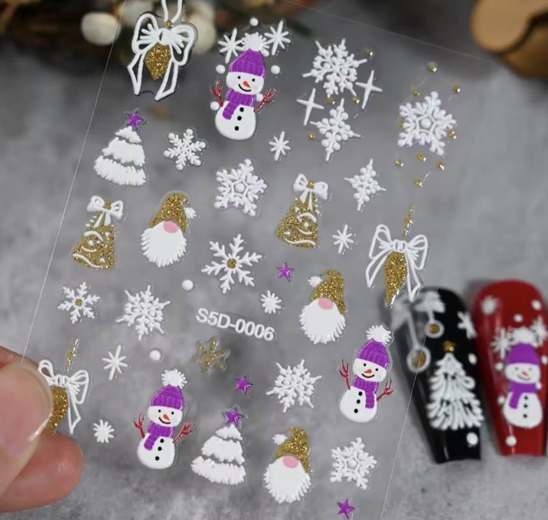 Stickers Noël 5D – Gold