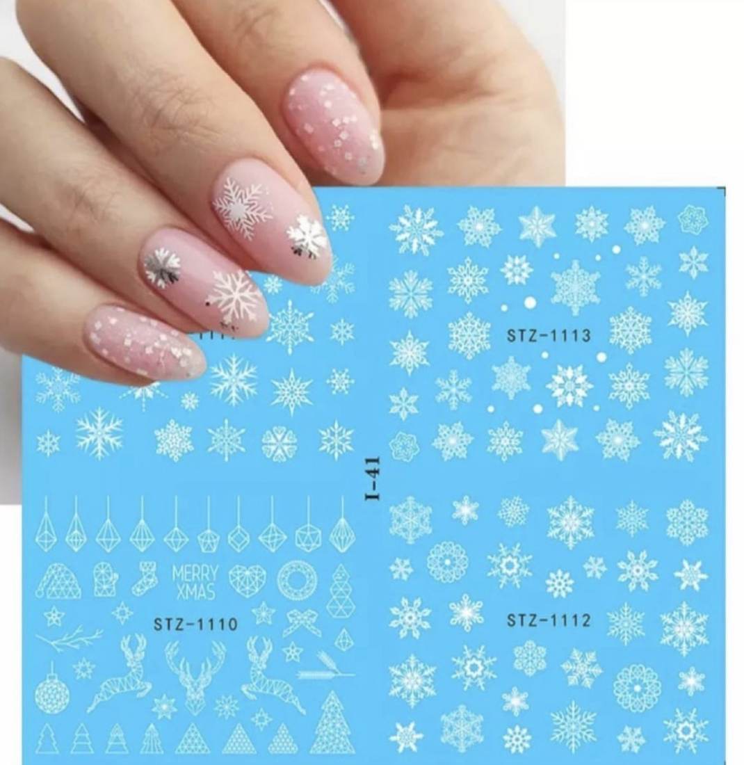 Stickers à eau Noël – 4 PCS