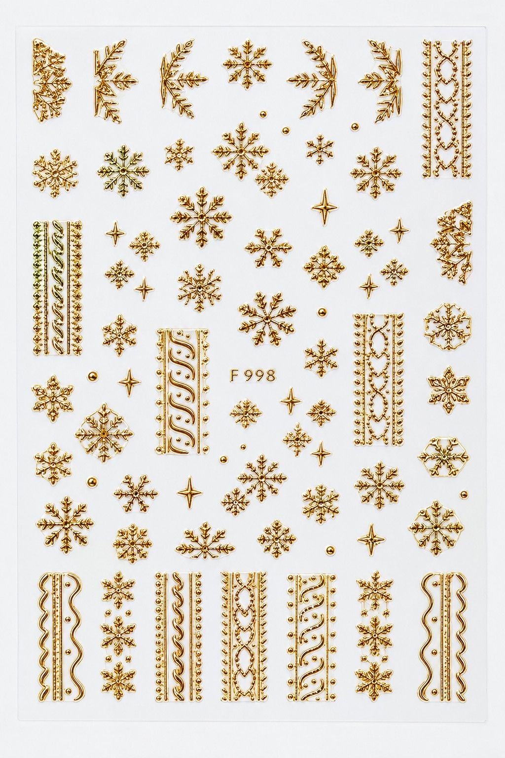 Stickers Noël 3D – Gold