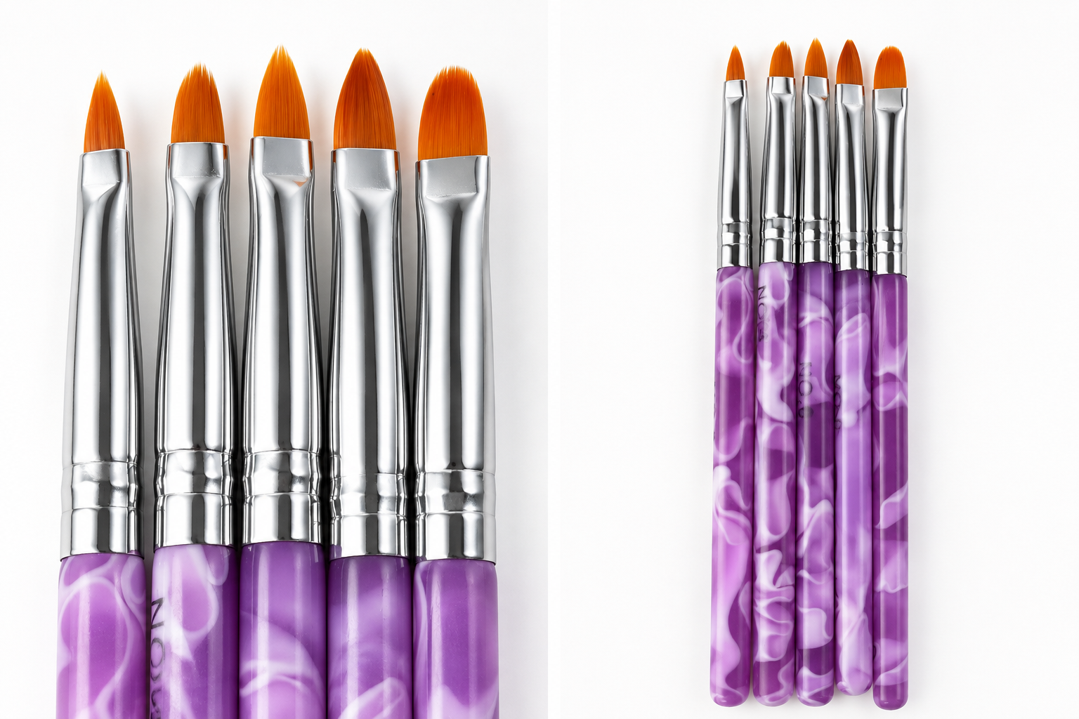 Set de 5 pinceaux pour gel