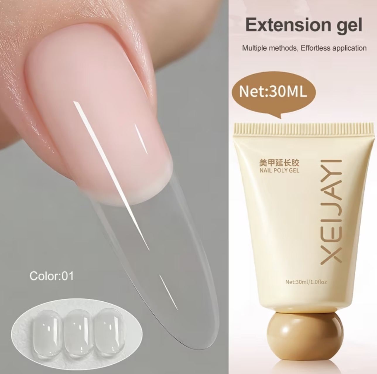 Xeijayi Polygel 30ml – Clear